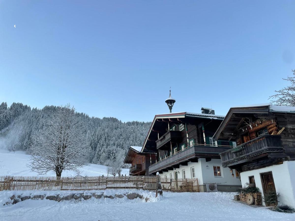 Apartmán Obinghof Fieberbrunn Exteriér fotografie
